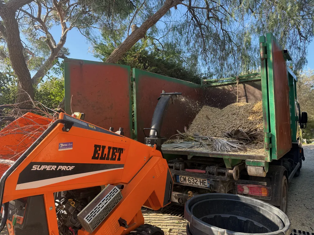 broyage des branches