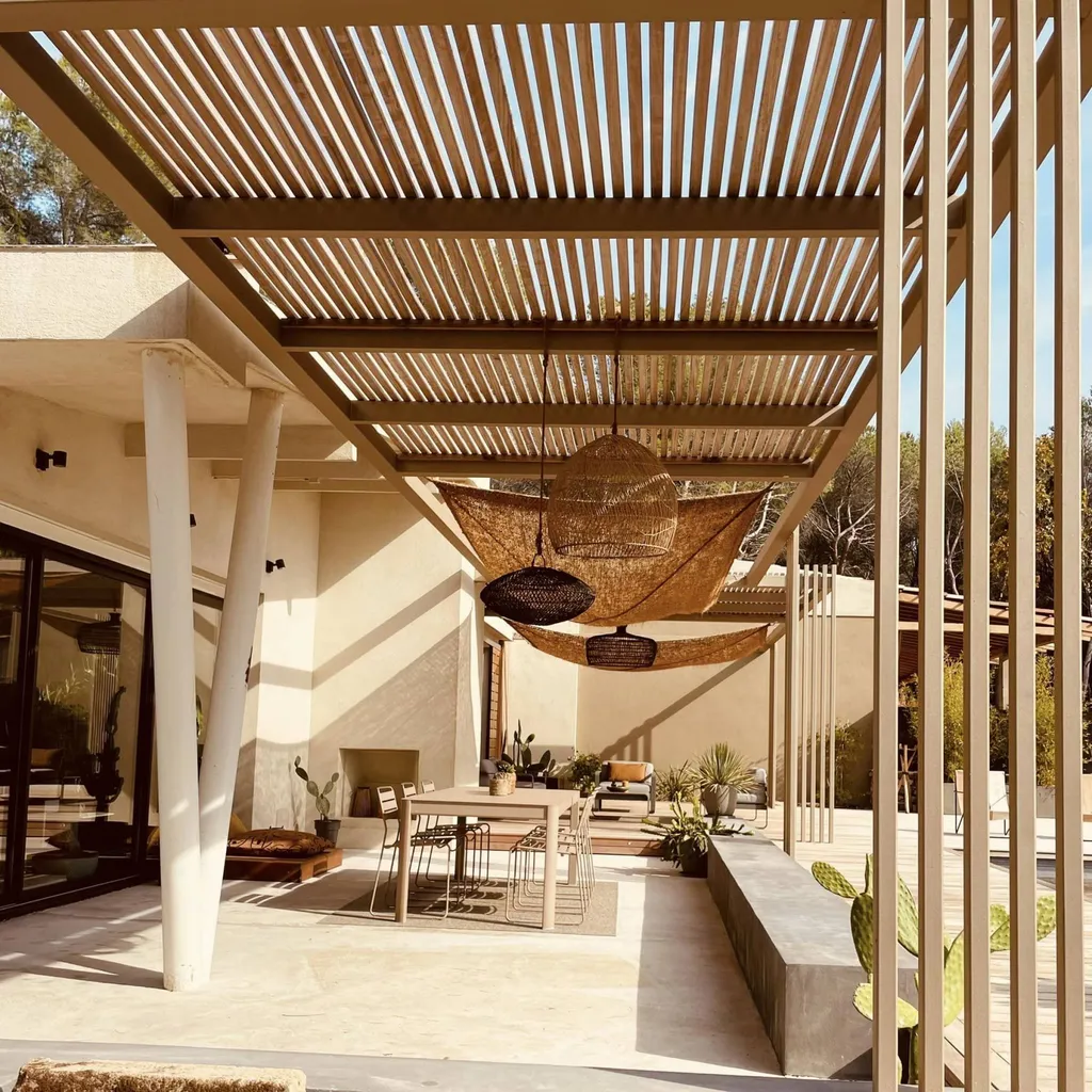 pergola sur mesure bois acier ferronnerie velaux