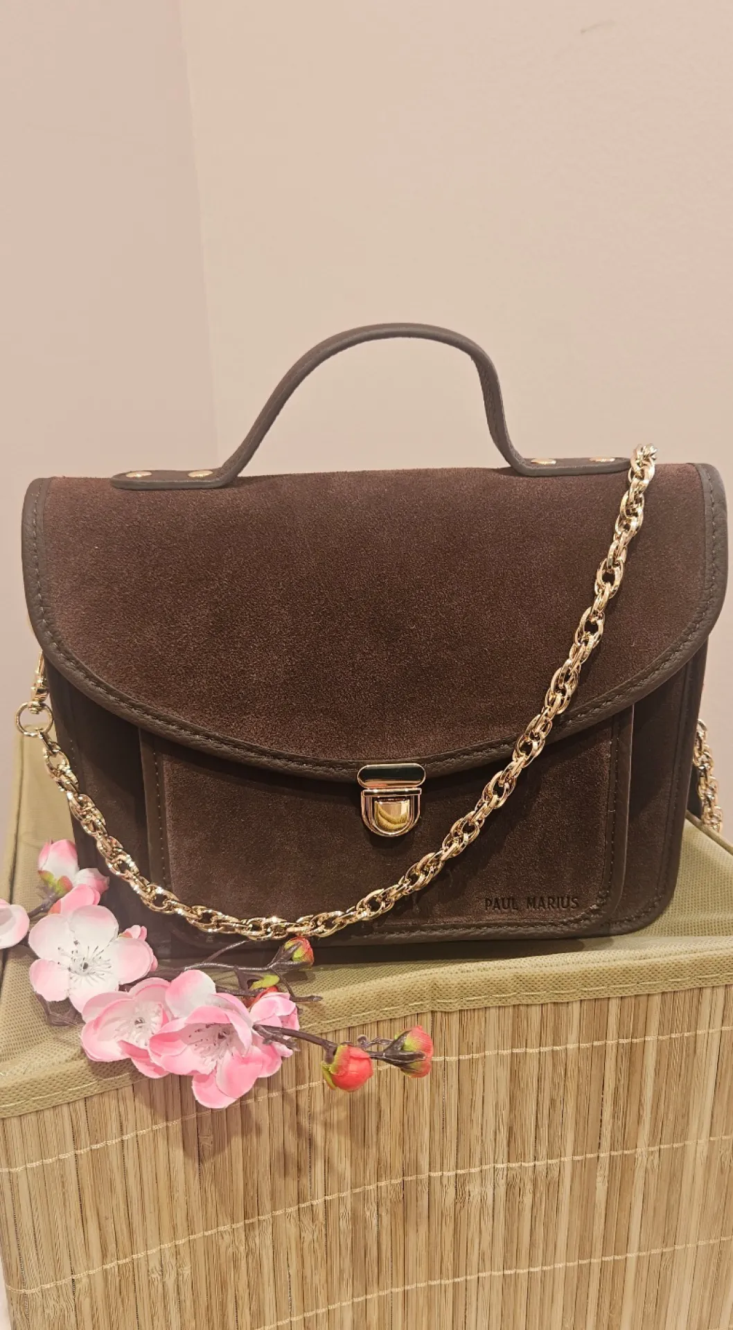 Sac Paul Marius, Mademoiselle George n°2 chocolat indisponible chez Evasion Eu