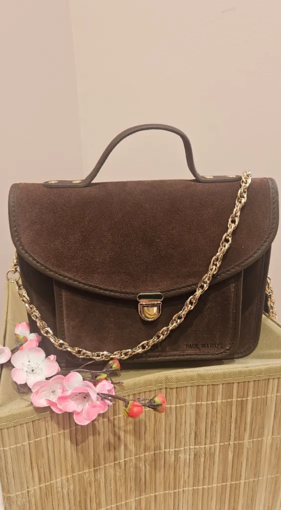 Sac Paul Marius, Mademoiselle George n°2 chocolat indisponible chez Evasion Eu