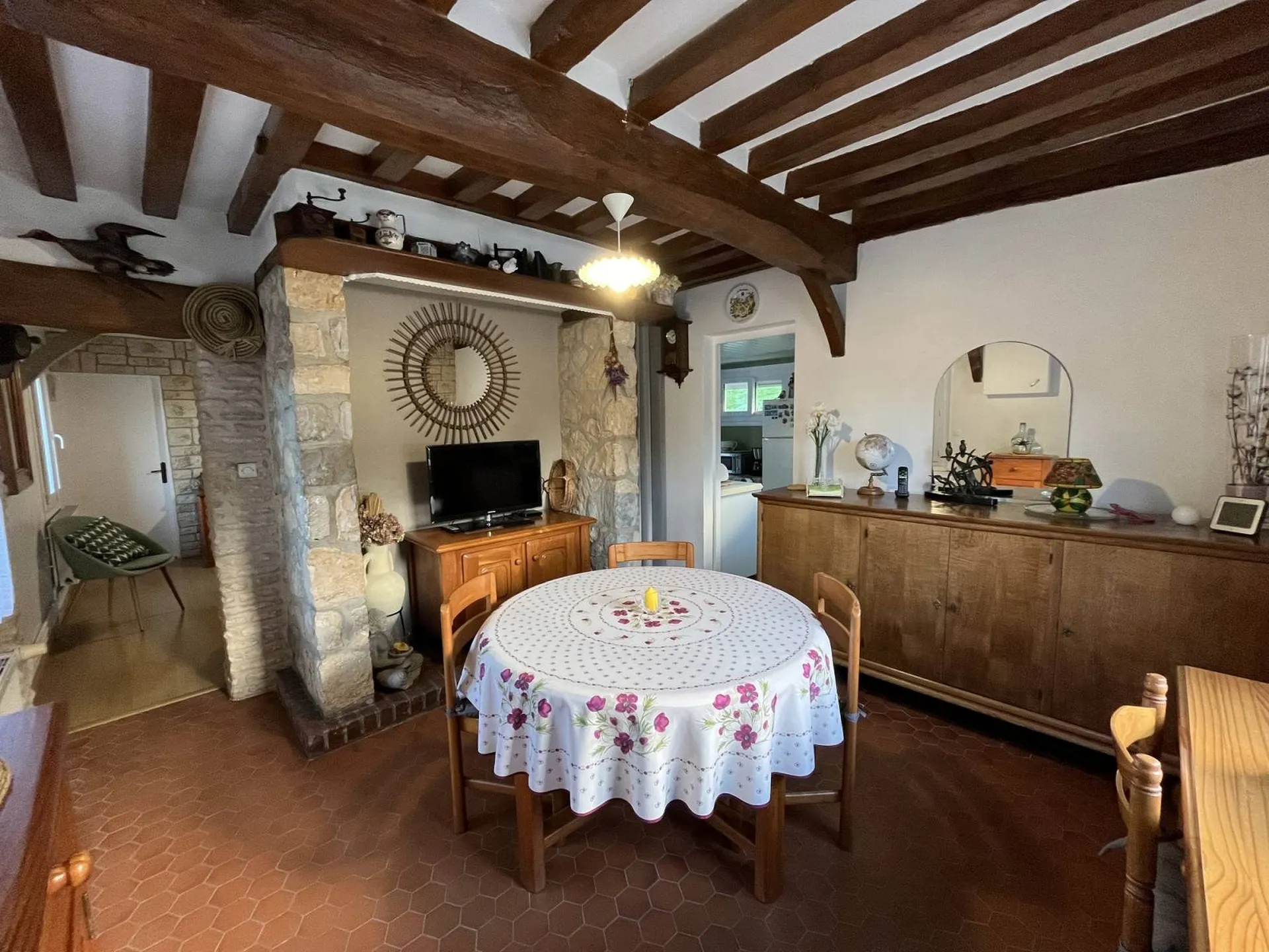 Exclusivité ! Vendue : Maison de caractère, pleine de charme, à Saint Wandrille Rançon