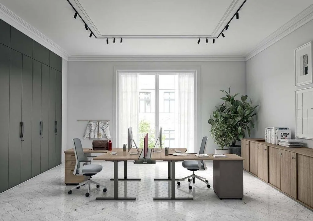 Bureaux bench pour open-space à La CIOTAT