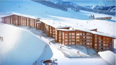 facade nord coté Mont Blanc