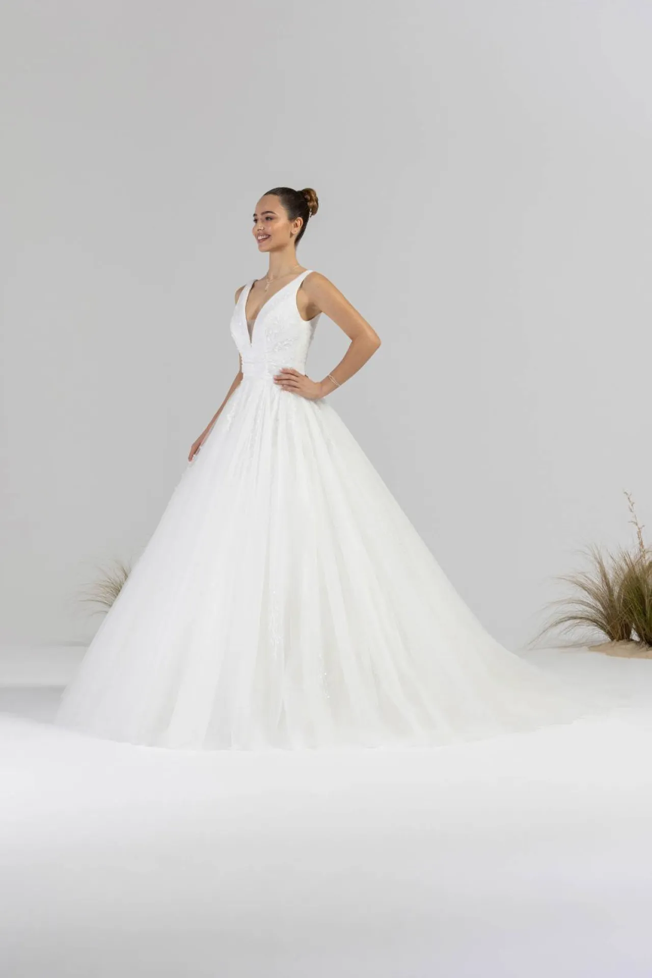robe de mariée princesse longue traine