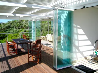 paroi en verre coulissante