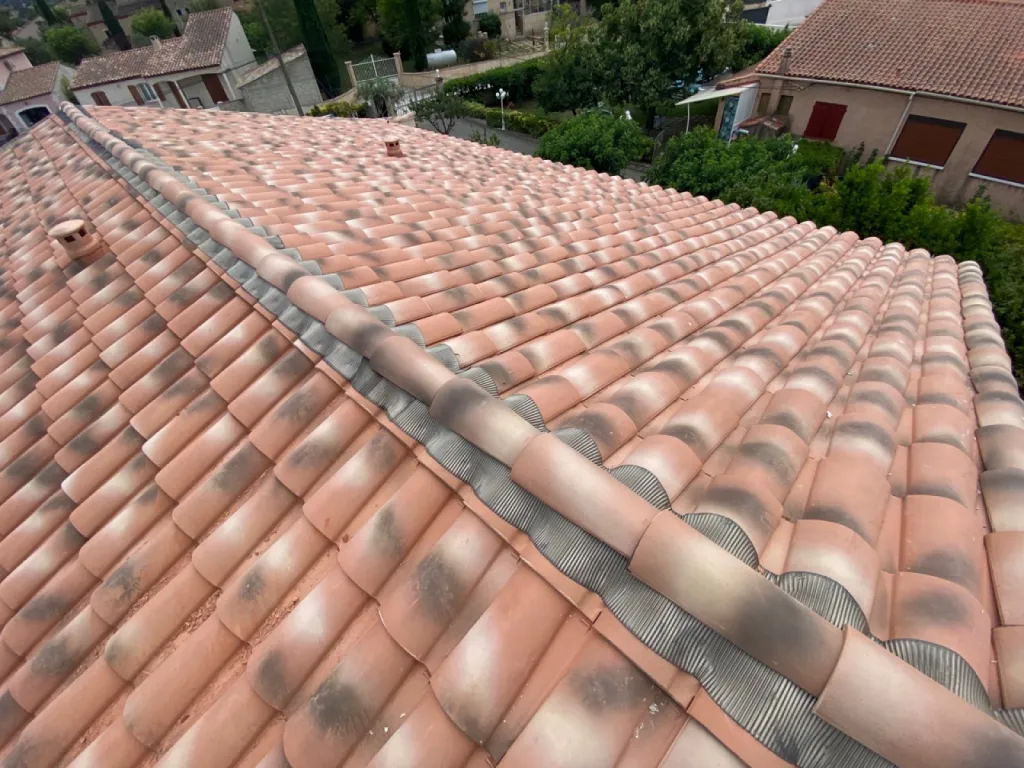 Changement d’une toiture de maison en tuiles Abeilles sur Martigues