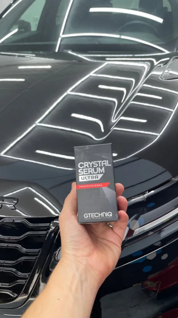 Protection céramique Gtechniq Range Rover Velar à Nice dans les Alpes Maritimes 