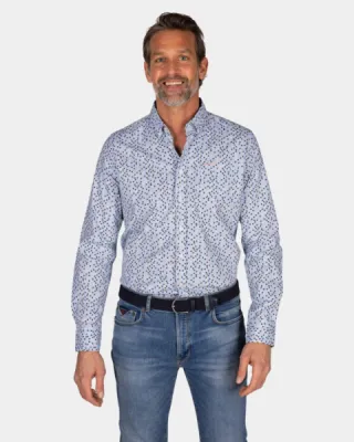 Boutique NZA Normandie : Où trouver une chemise bleu clair à pois à Dieppe ?