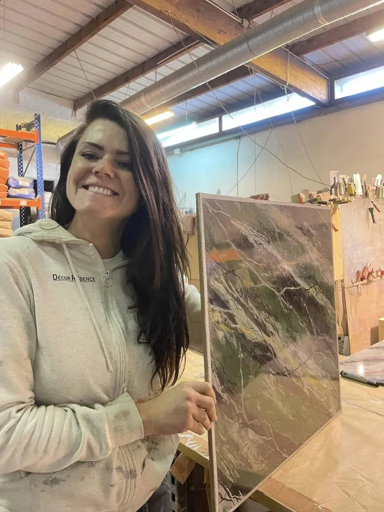 Réalisation d'un Stuc Marbre