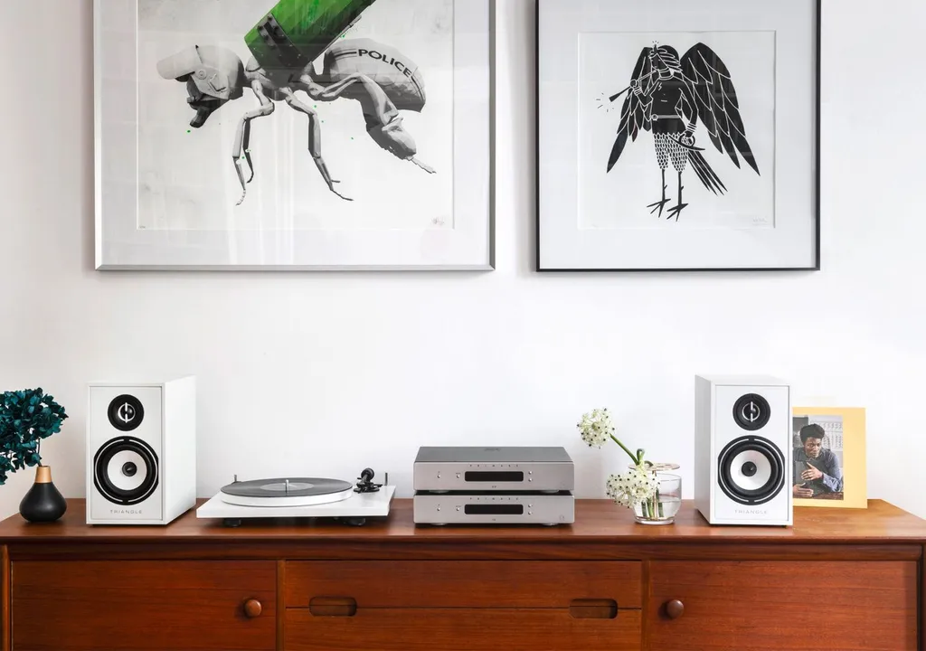 PLATINE VINYLE ET ENCEINTES TRIANGLE