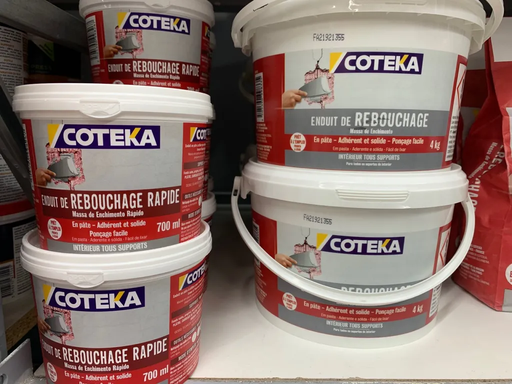 Enduit de rebouchage