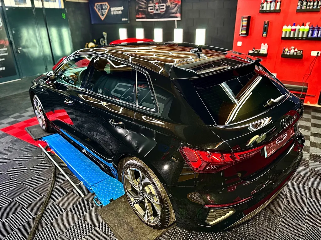 centre de DETAILING Lyon traitement céramique carosserie et jantes Audi A3