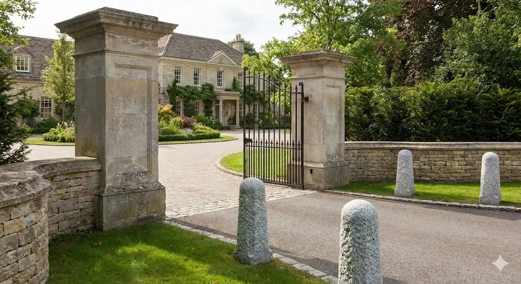 Colonnes et piliers en pierre naturelle