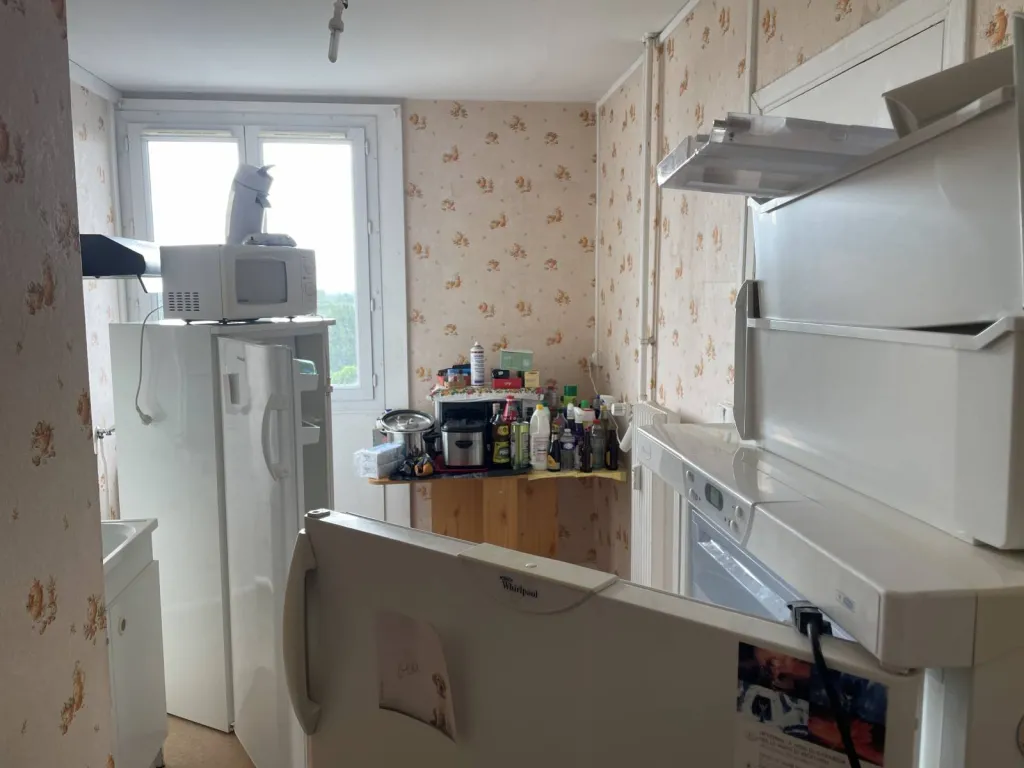 cuisine d'un appartement de Troyes prète à être déménager proche Yvetot
