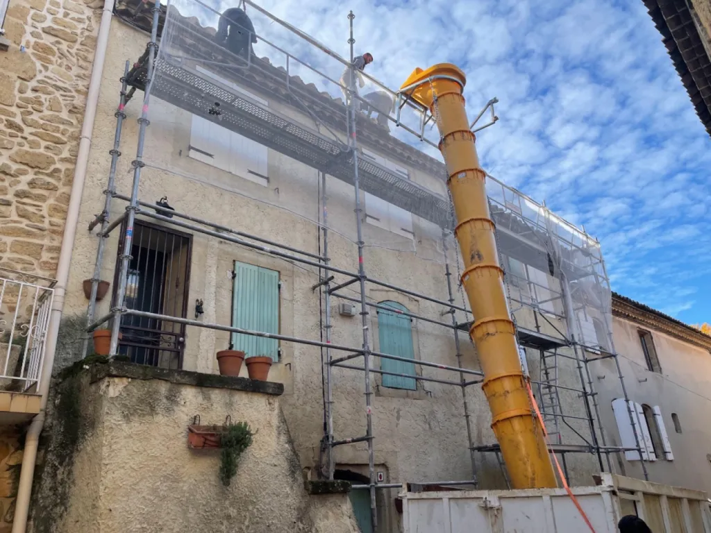 pose d'echafaudage sur martigues