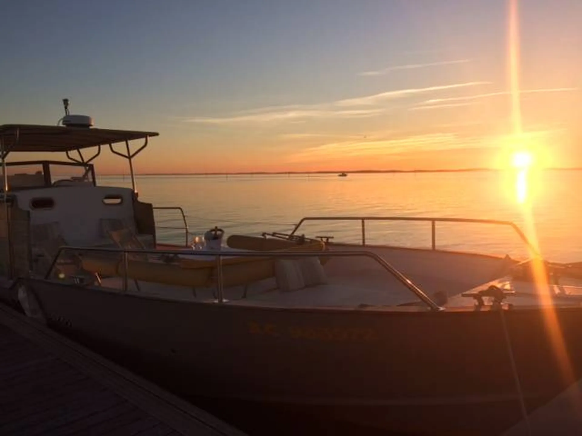 Balade en bateau au sunset à arcachon 