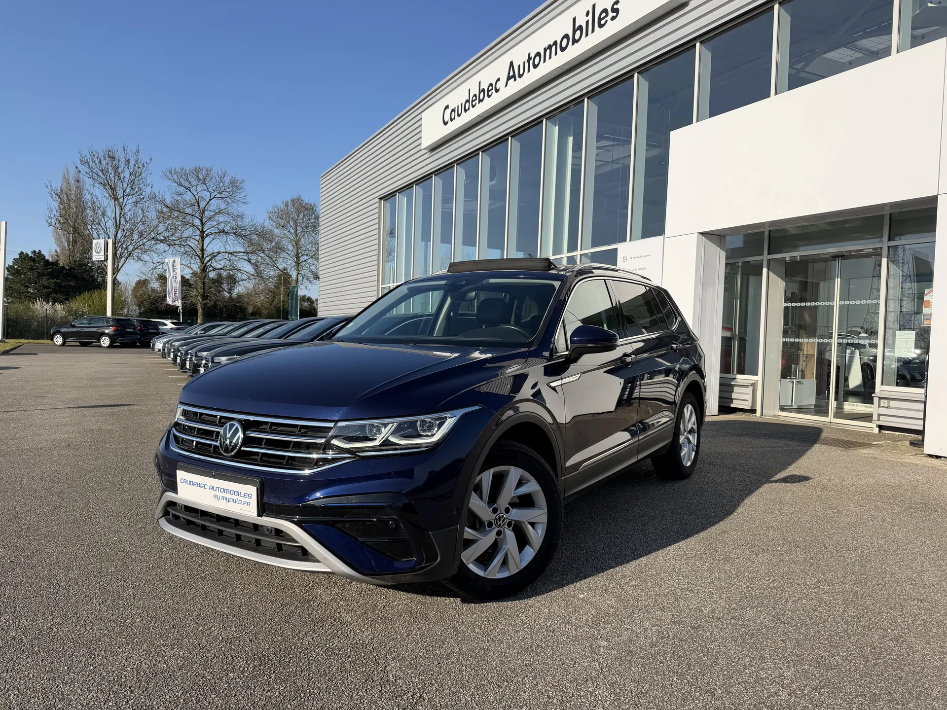Volkswagen Tiguan Allspace occasion diesel automatique proche Rouen à La Frénaye SUV familial fiable et équipé