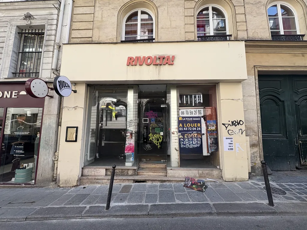 Location - Boutique 60 m², Sentier, Rue Poissonnière 75002 PARIS