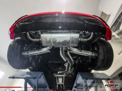 Installation ligne d'échappement Ragazzon Mercedes classe A200 | ADP Performance Aix en provence