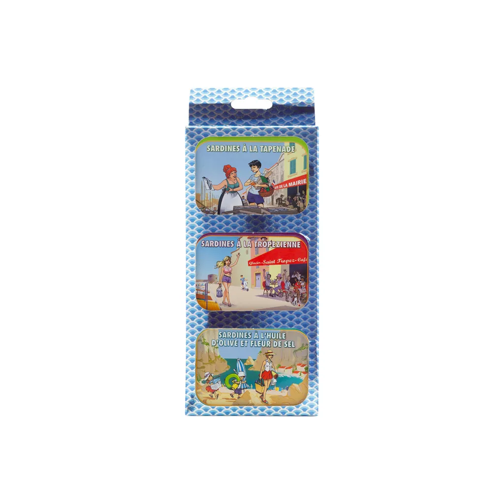 Coffret 3 boîtes (Tapenade/Tropézienne/H.O fleur de sel) - O318
