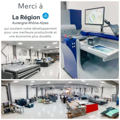 La Région AURA soutien AGG PRINT