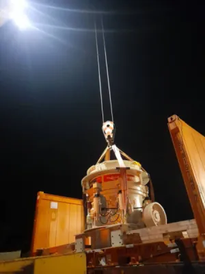 Réception d'un tout nouveau broyeur.