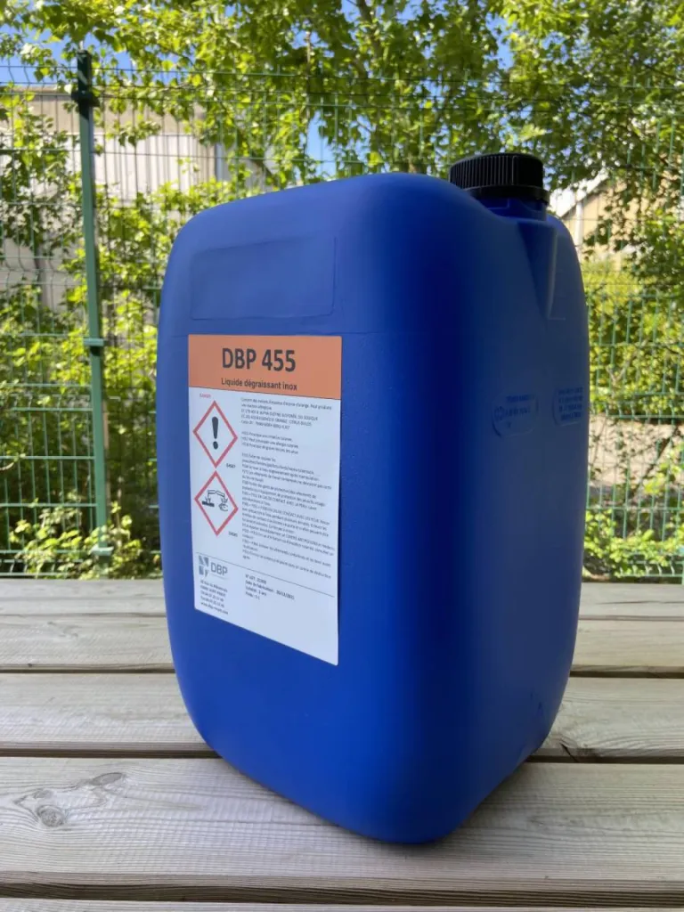 DBP 455 - Produit dégraissant et passivant pour les surfaces en inox proche de Lyon