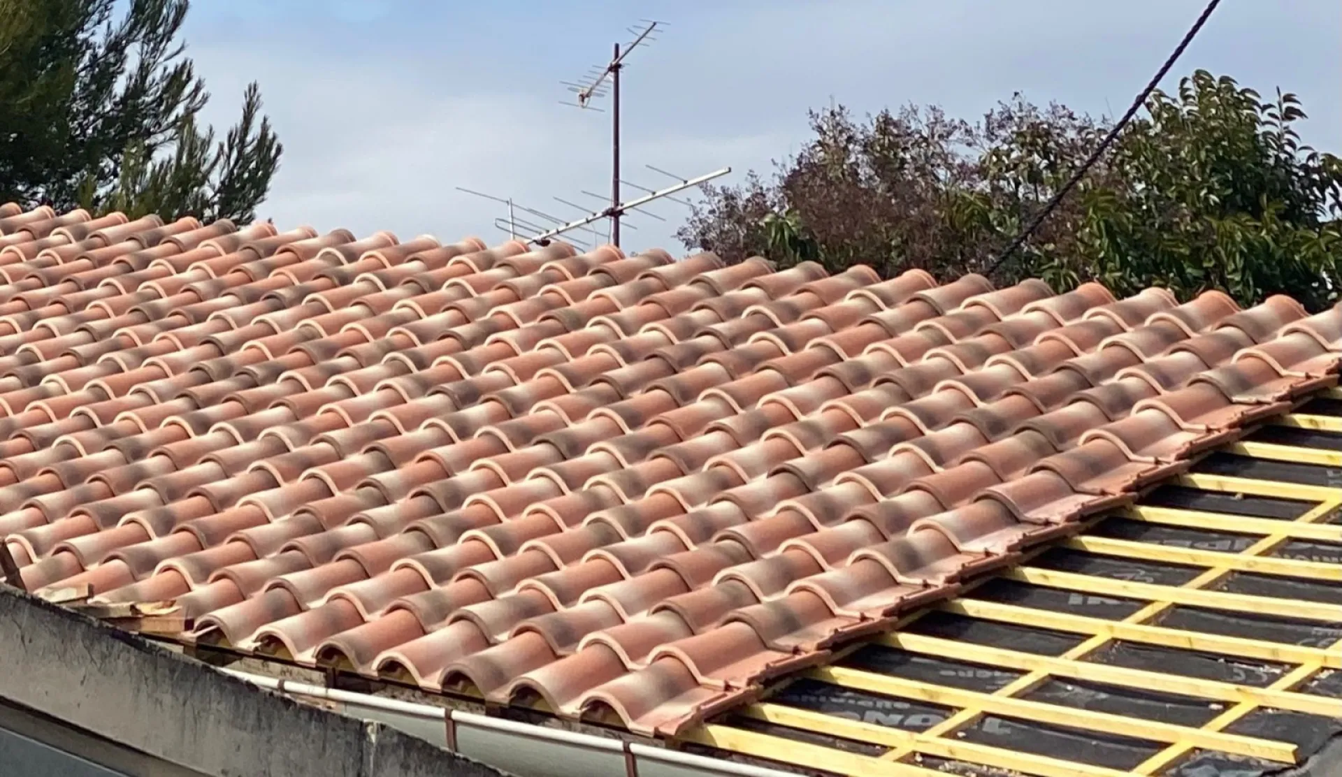 pose toiture sur Martigues