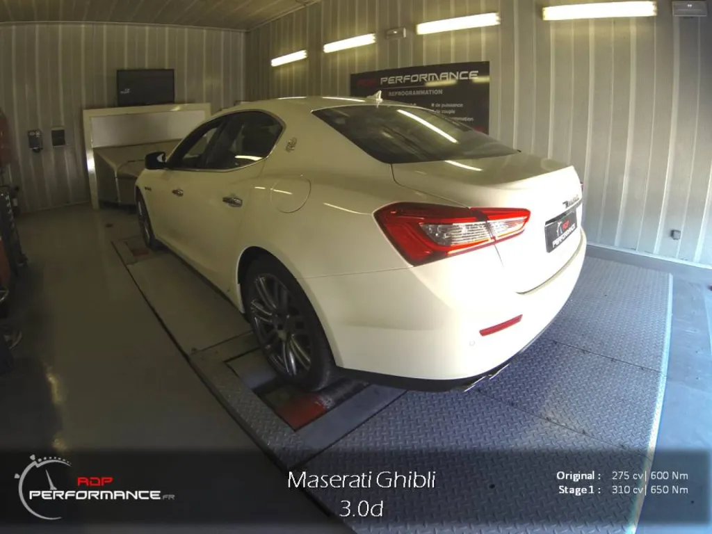 Reprogrammation moteur Maserati ghibli