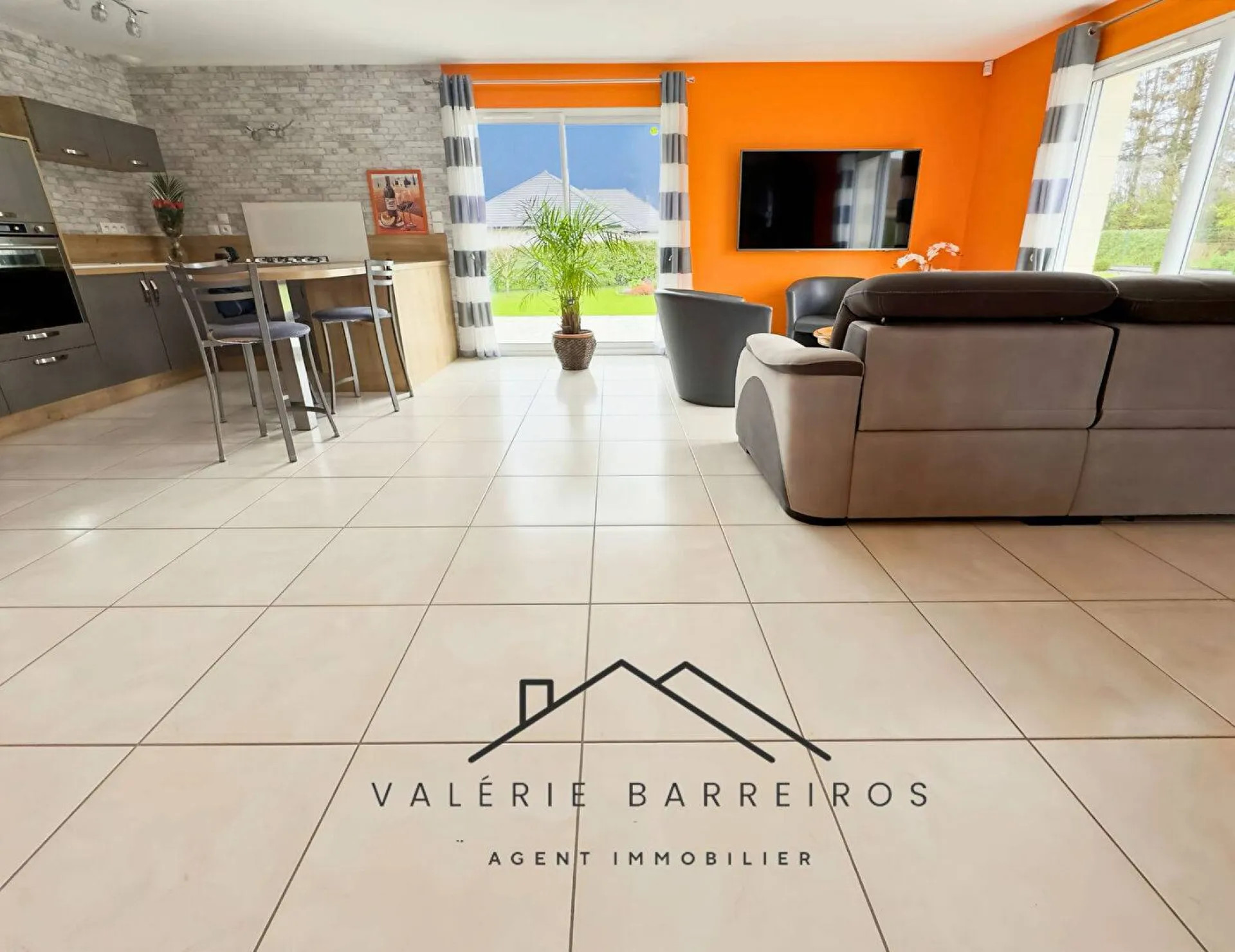 A vendre maison de 94m² édifiée sur 1209 m² de terrain sur la commune de ST PIERRE DES FLEURS 27370