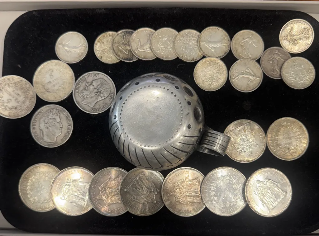 cours réel des pièces en argent chez l'échoppe d'or Marseille 13007