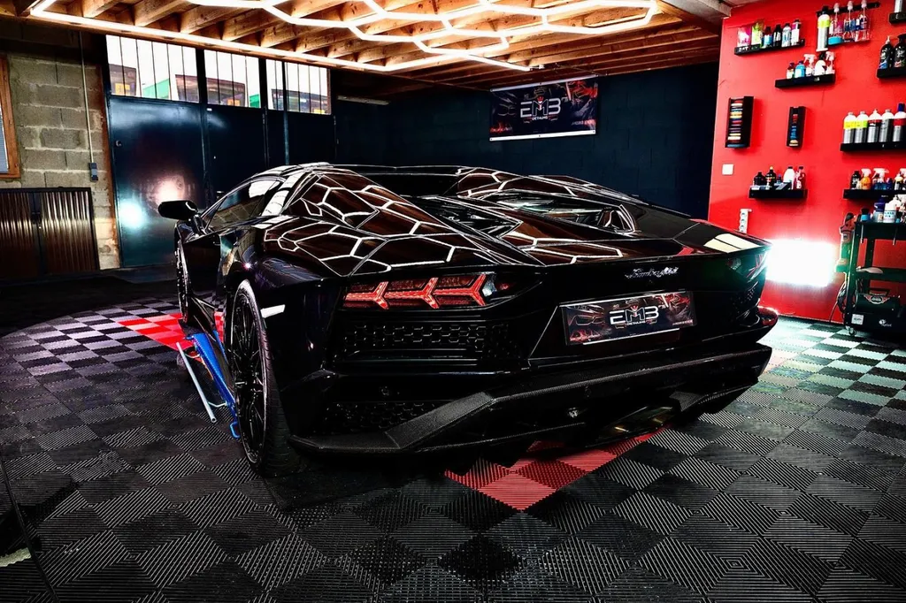 PPF pour rénovation, protection traitement céramique sur Lamborghini Aventador  proche de Lyon