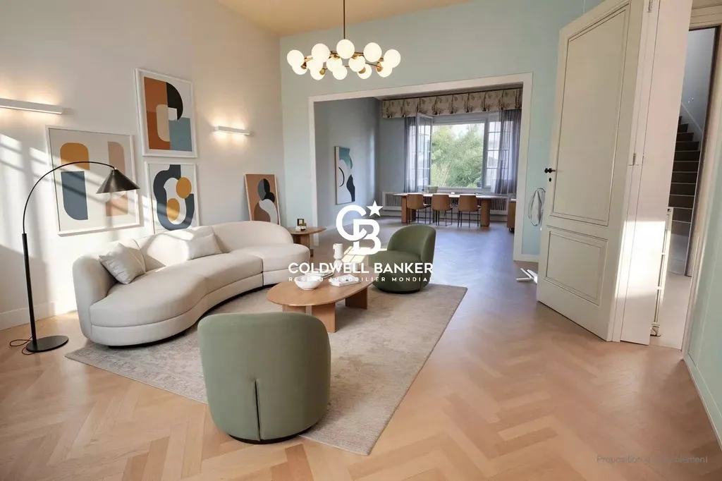 Maison bourgeoise en pierre à vendre à Bordeaux – 6 chambres, jardin, cave, charme XIXe