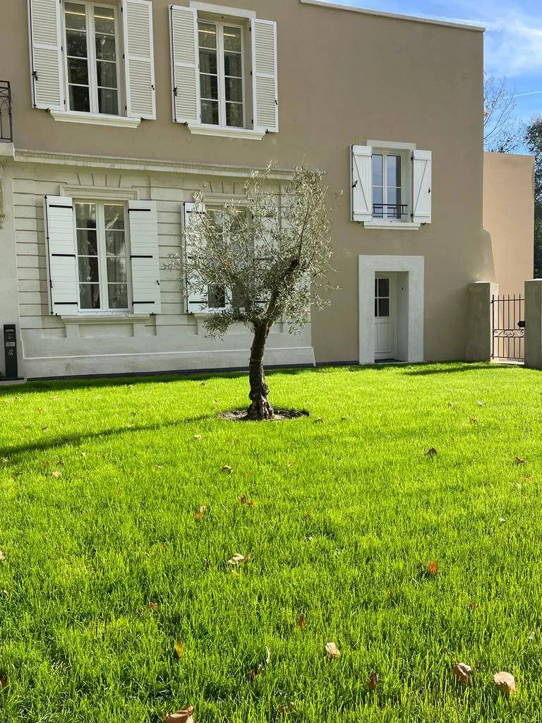 Pose de gazon en plaque à Villeneuve les Avignon dans le Gard