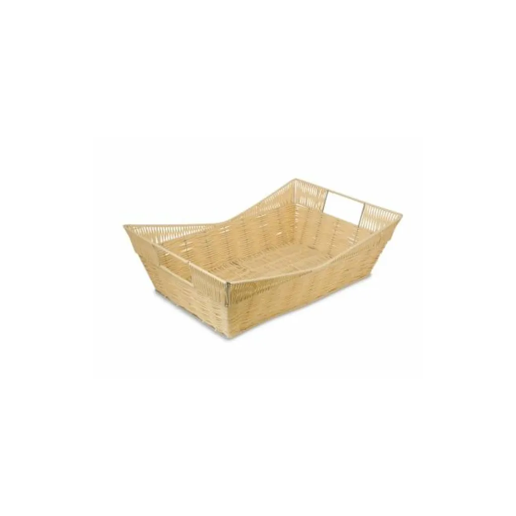 GRANDE PANIÈRE A PAIN EN OSIER CHAMPÊTRE POUR MARIAGE