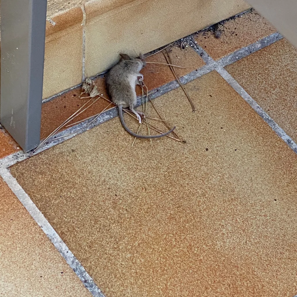 Infestation de souris dans un appartement en rez de jardin d’un immeuble en copropriété sur la commune de Lambesc dans les bouches-du-Rhone (13)