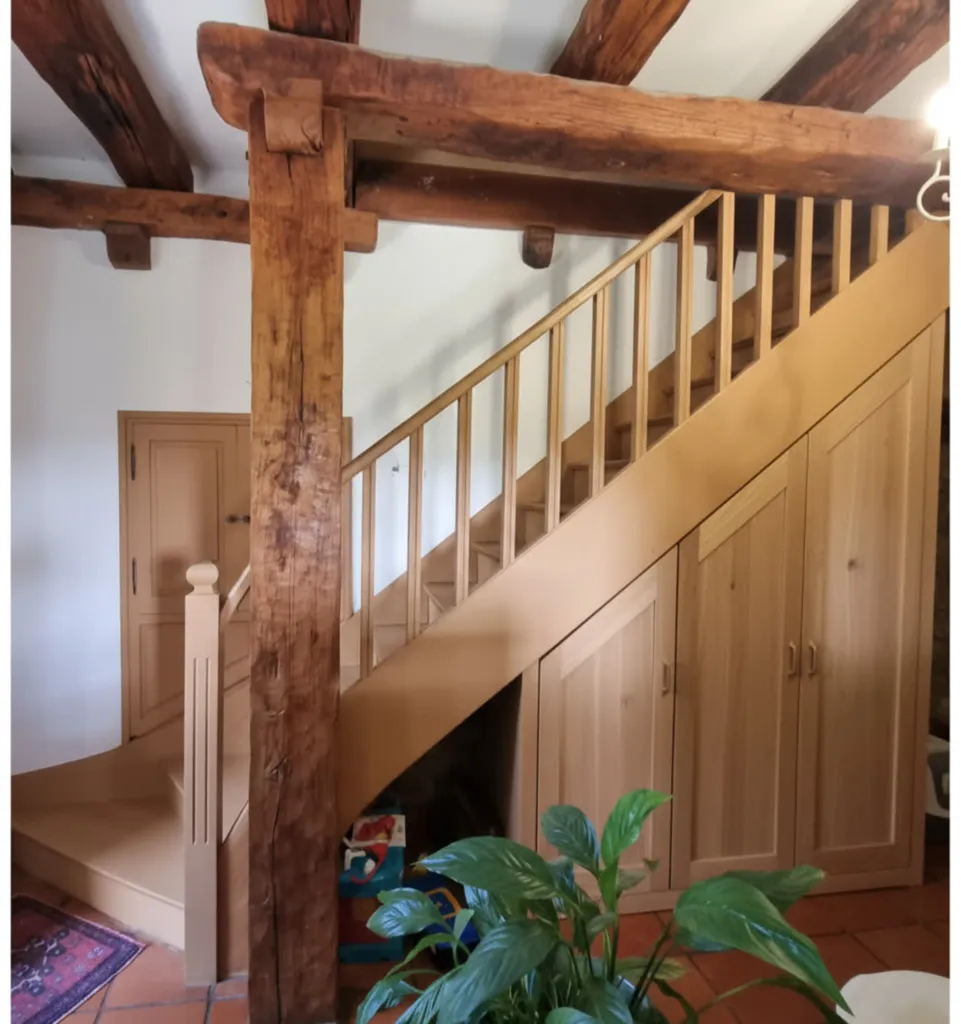 création de rangement sous escalier à Libourne 