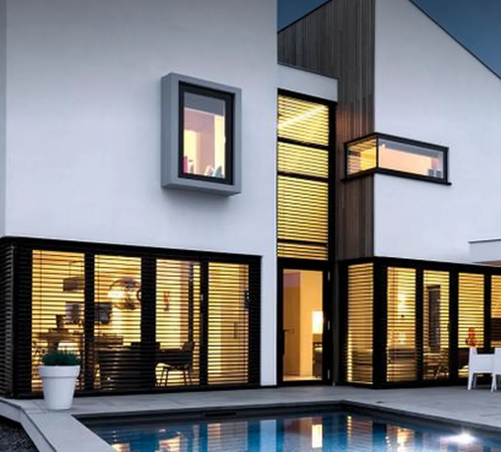 Brise-soleil en aluminium sur mesure côté Bassin d'Arcachon au Pyla