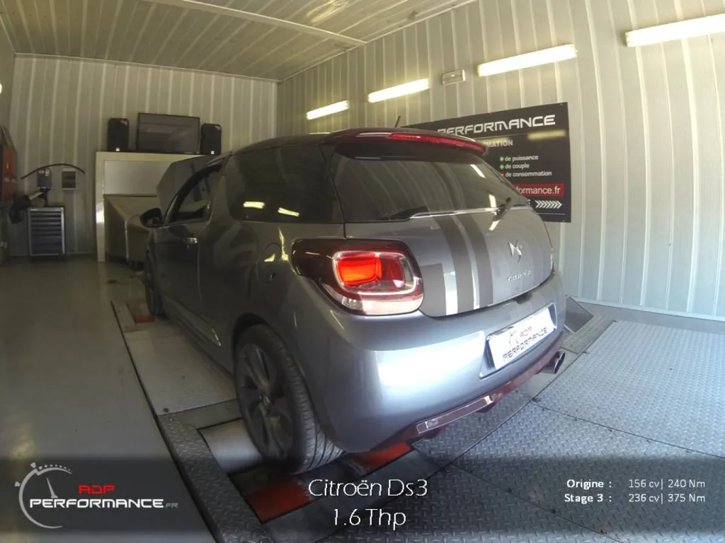 Citroën Ds3 1.6 thp banc de puissance