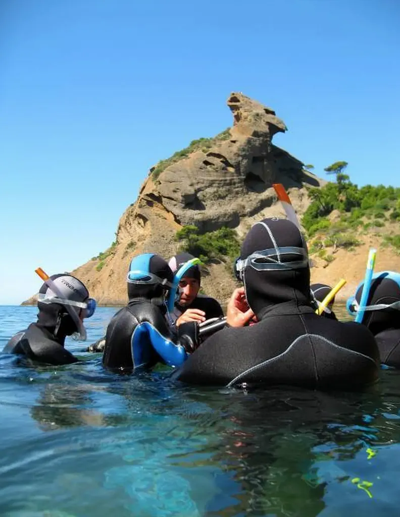 group swimming stop Mediterranean bachelor party