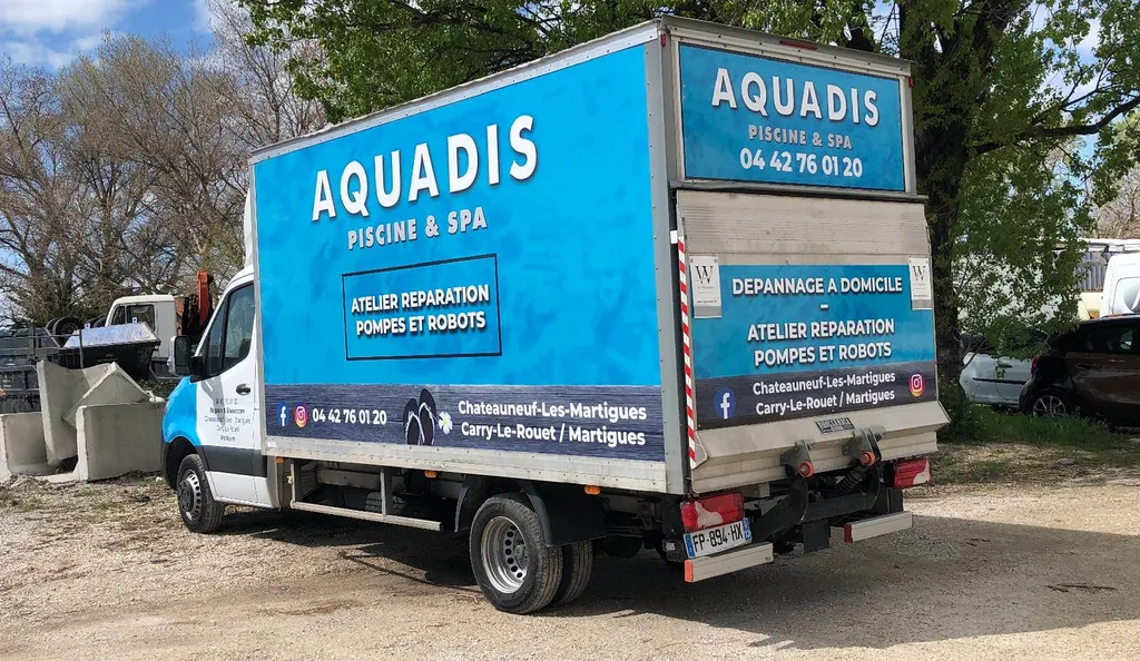 Flocage camion utilitaire impression numérique