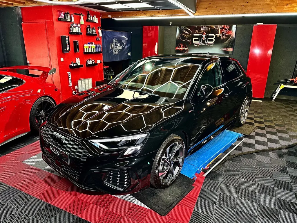 centre de DETAILING Lyon traitement céramique carosserie et jantes Audi A3