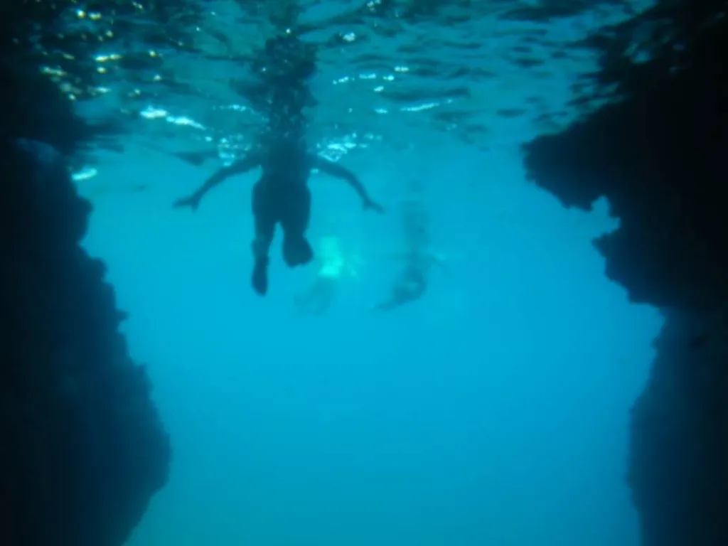 baignade grotte bleue