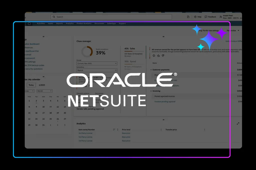 Accélérez vos clôtures multi-entités avec Intelligent Close Manager de NetSuite : plus de visibilité, moins d’exceptions et un pilotage financier optimisé grâce à l’IA