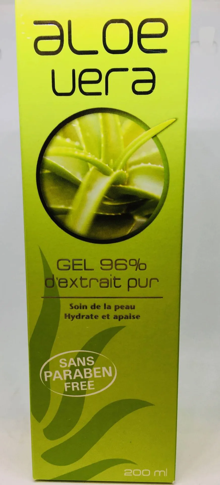 Aloe vera gel 96% en pharmacie à marseille