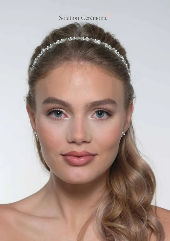 Serré-tête floral avec strass Marseille