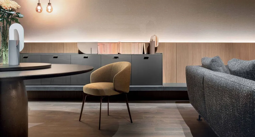 otre meuble TV design sur mesure à Bordeaux : agencement de salon haut de gamme et élégant!!