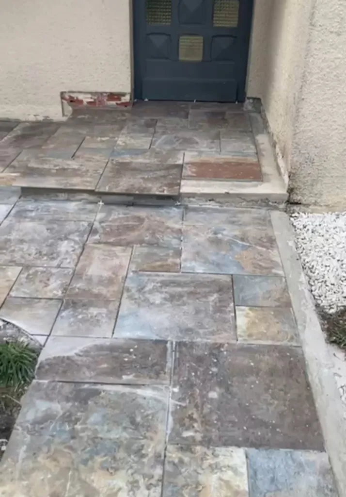 Remplacement de dalles à Pessac