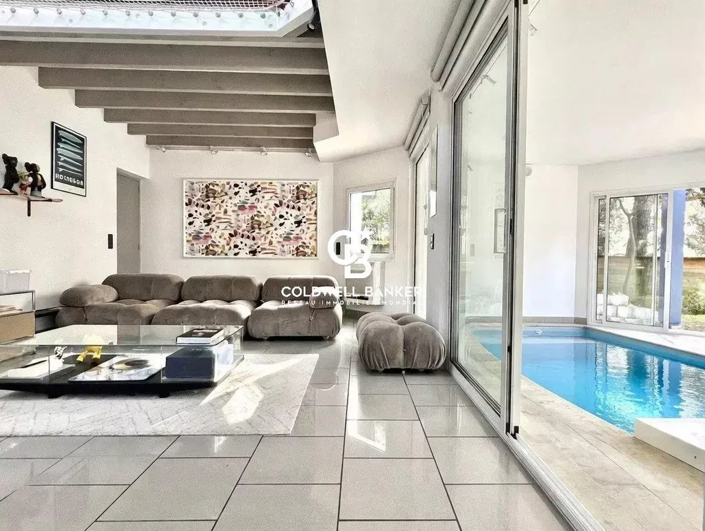 Maison à vendre Capbreton quartier des écrivains - architecture basco-landaise, terrain vue forêt, spa de nage intérieur