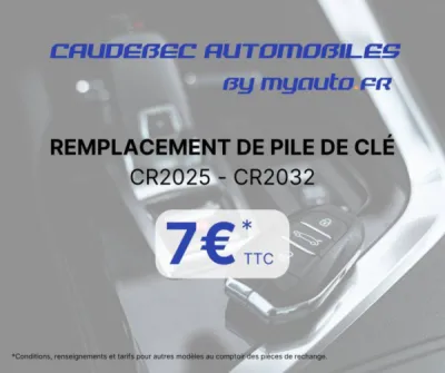 Remplacer sa pile de clés de voiture près de Lillebonne